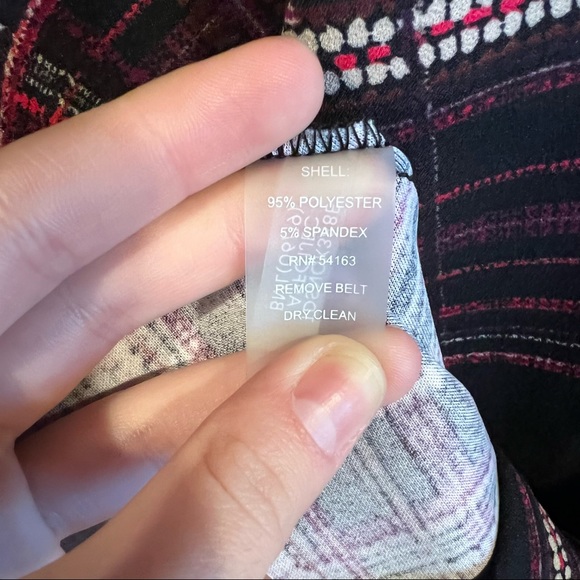 Plaid A Line Formal Dress | Tommy Hilfiger - Picture 4 of 4